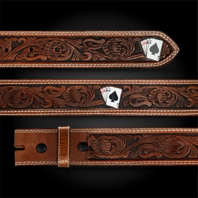 Blackjack Oak Leather Belt